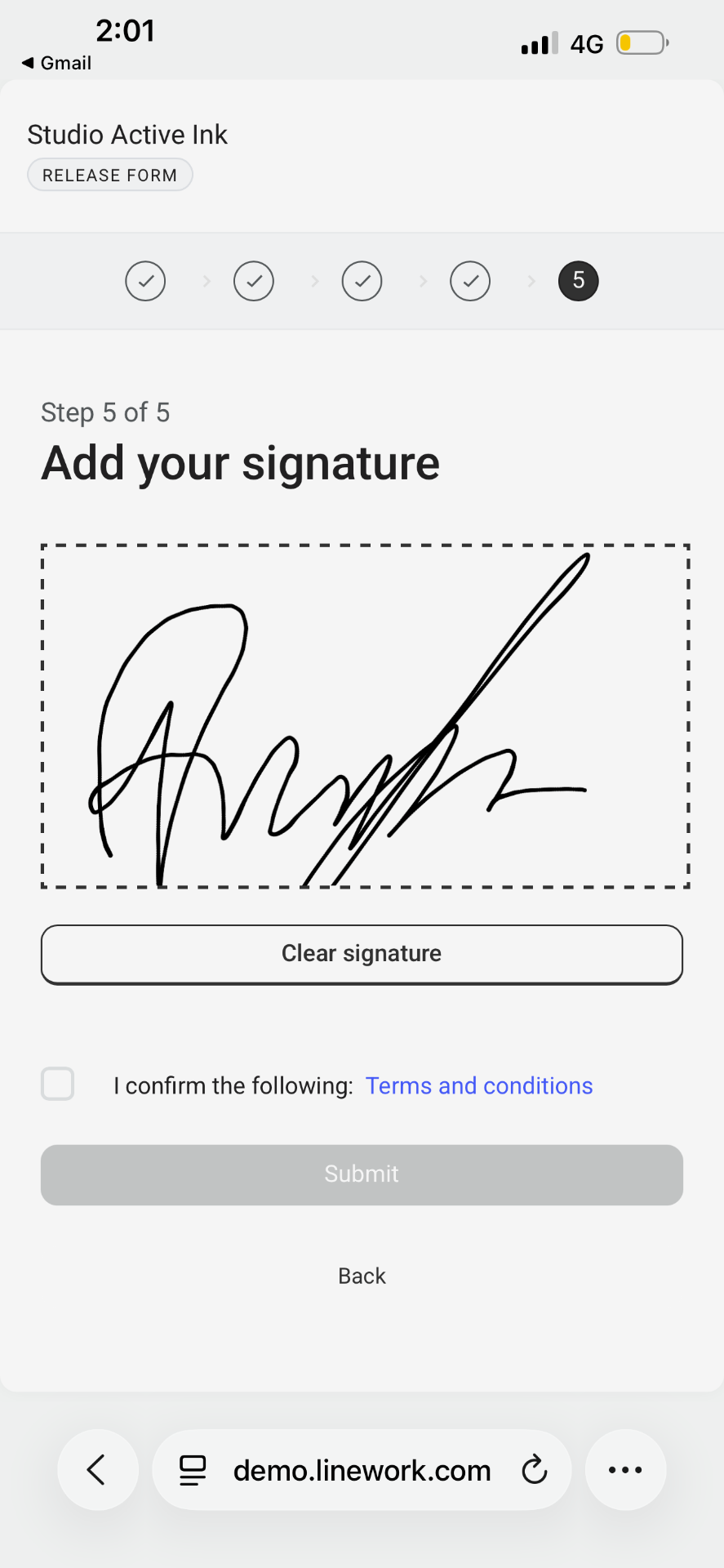 Helbredserklæring – digital signatur